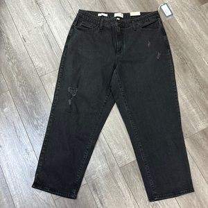 Universal Thread Goods Co. Vintage Straight size 18W black jeans slim hip thigh